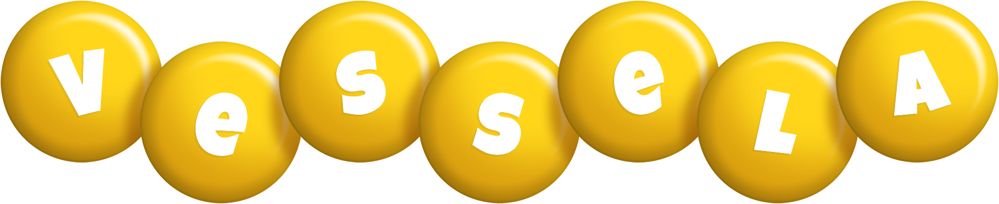 Vessela candy-yellow logo