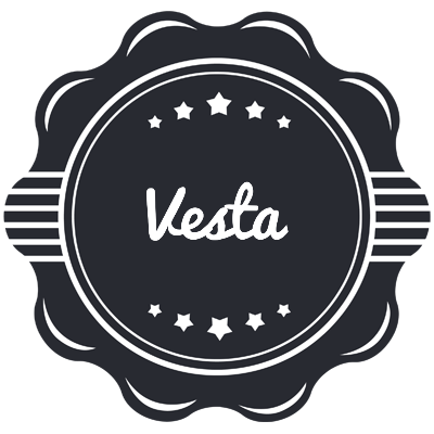 Vesta badge logo