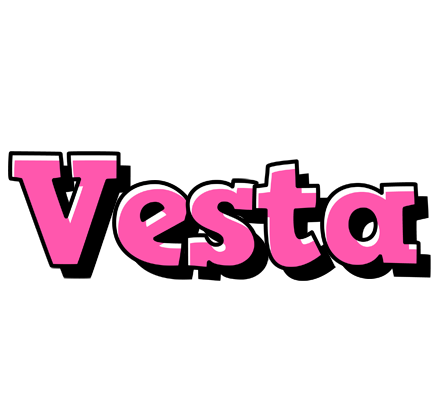 Vesta girlish logo
