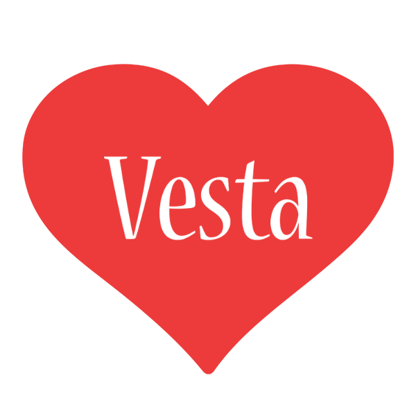 Vesta love logo