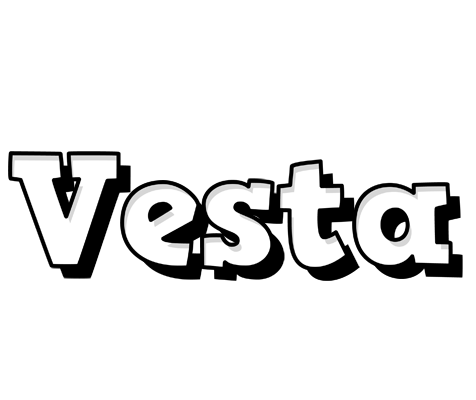 Vesta snowing logo