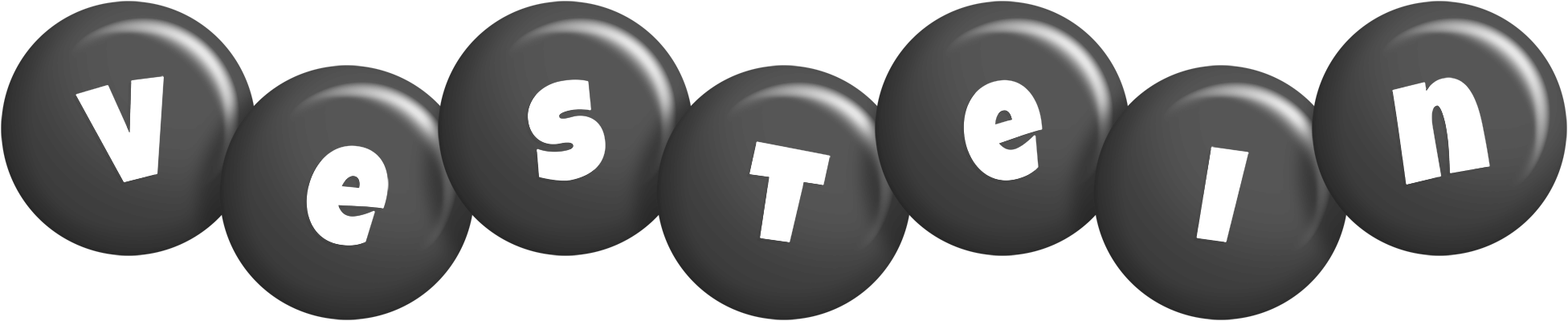 Vestein candy-black logo