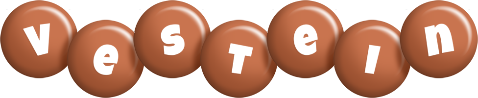 Vestein candy-brown logo