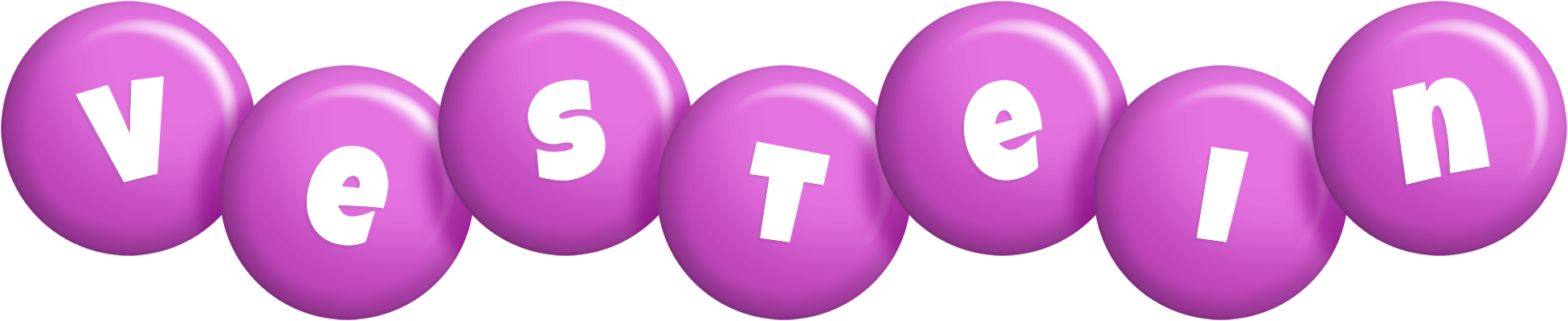 Vestein candy-purple logo
