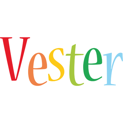 Vester birthday logo