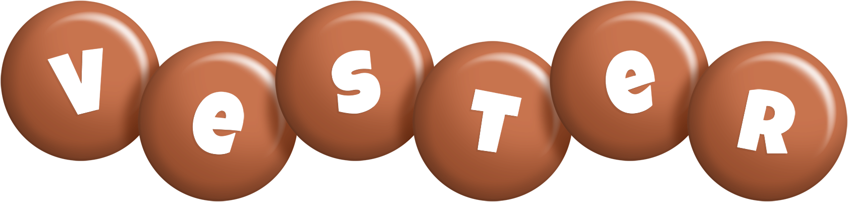 Vester candy-brown logo