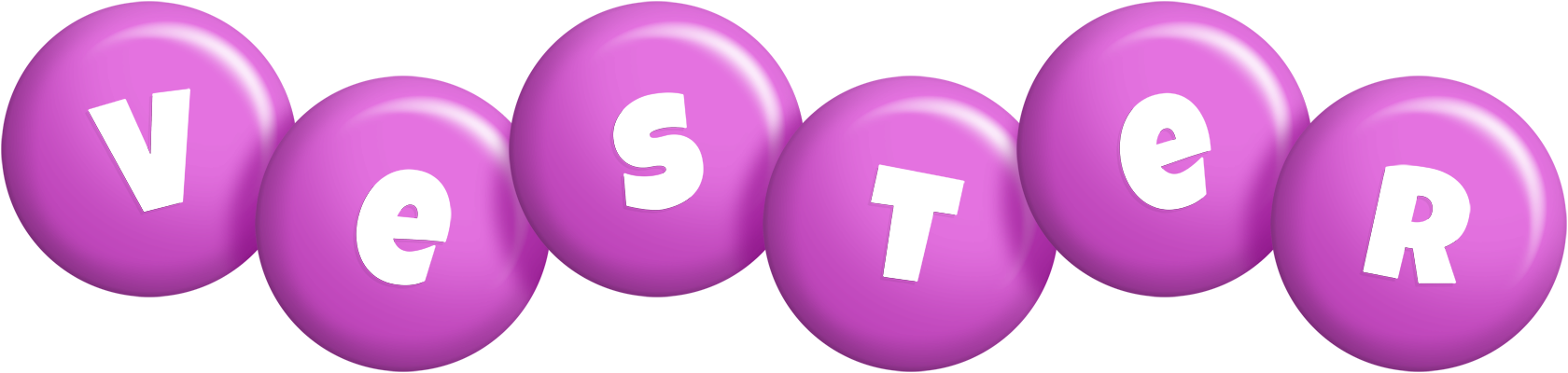 Vester candy-purple logo