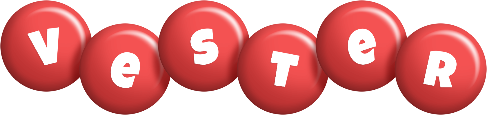 Vester candy-red logo