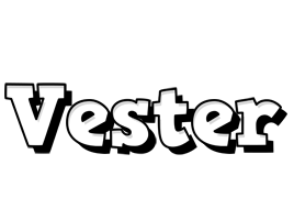 Vester snowing logo