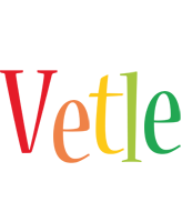 Vetle birthday logo