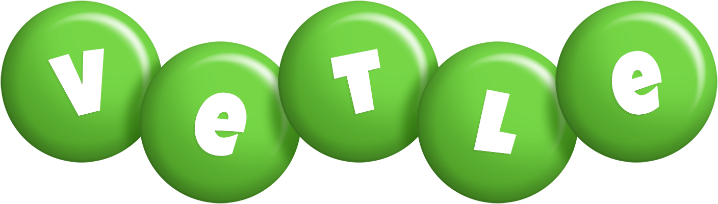Vetle candy-green logo
