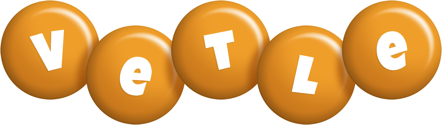 Vetle candy-orange logo