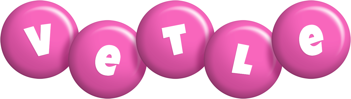 Vetle candy-pink logo