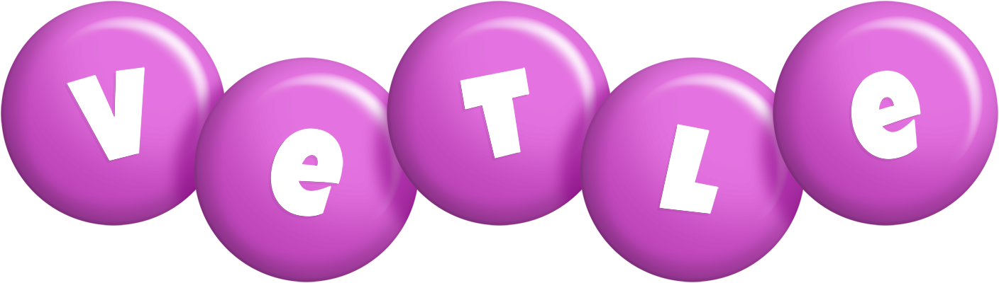 Vetle candy-purple logo