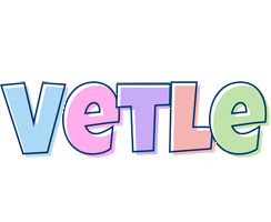 Vetle pastel logo