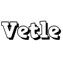 Vetle snowing logo