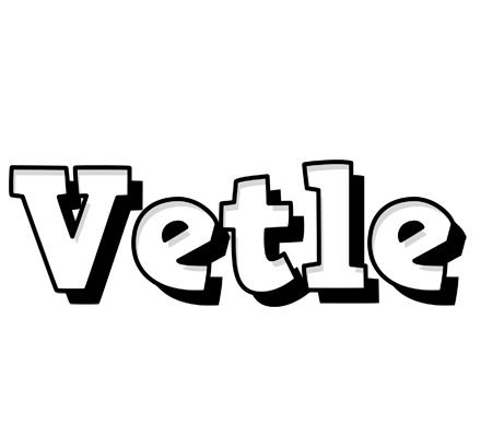 Vetle snowing logo