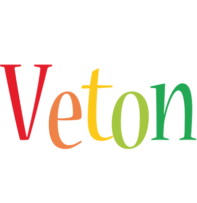 Veton birthday logo