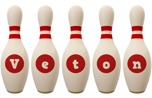 Veton bowling-pin logo
