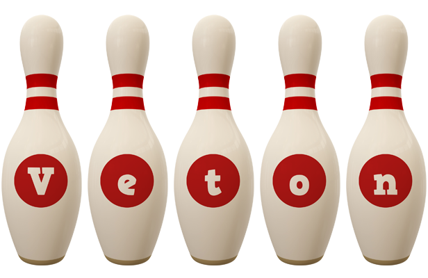 Veton bowling-pin logo