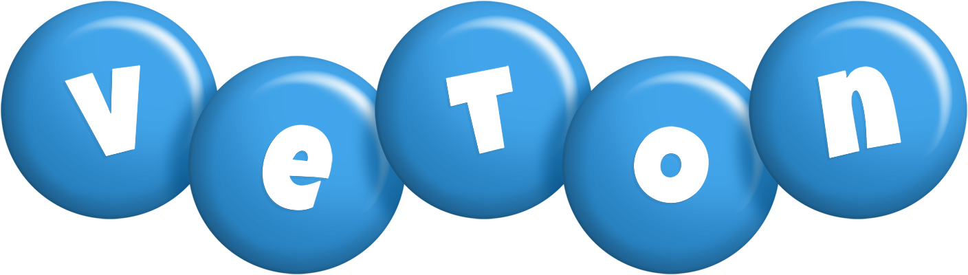 Veton candy-blue logo