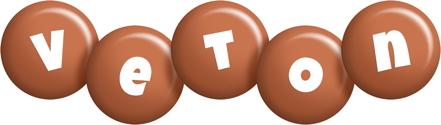 Veton candy-brown logo