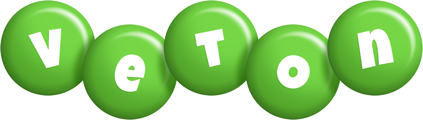 Veton candy-green logo
