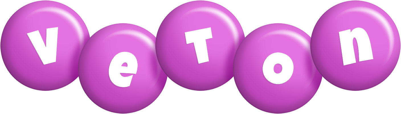 Veton candy-purple logo