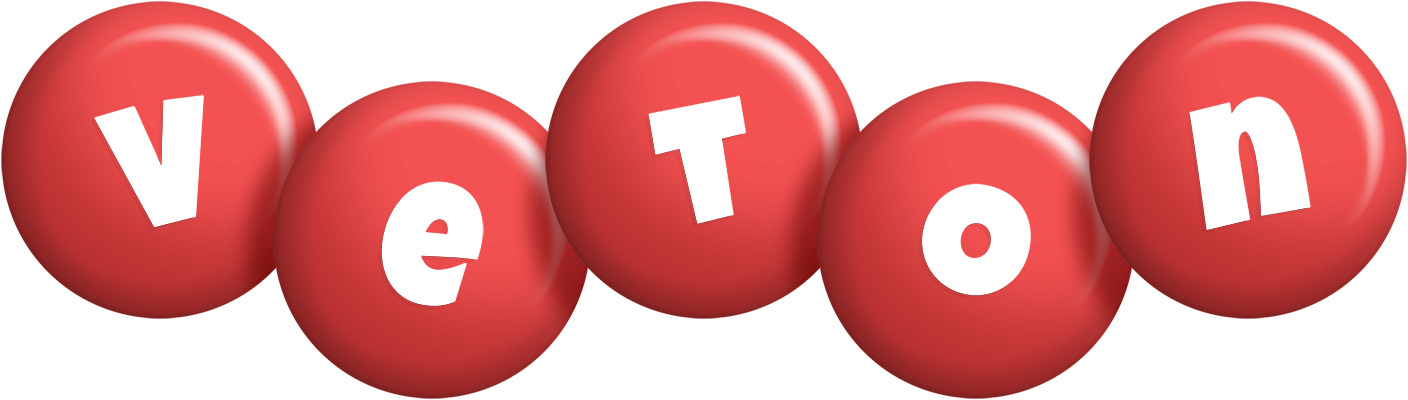 Veton candy-red logo