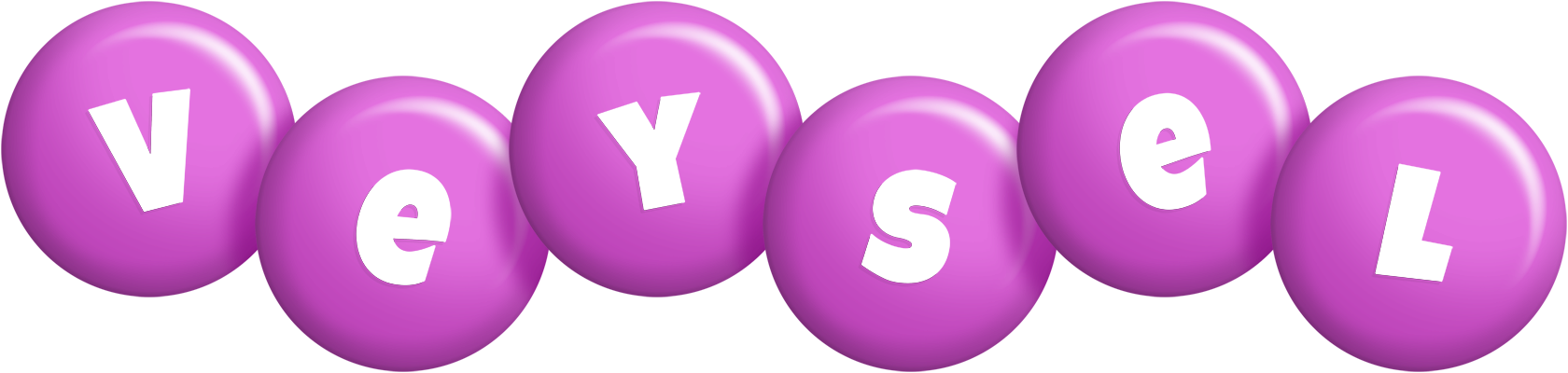Veysel candy-purple logo