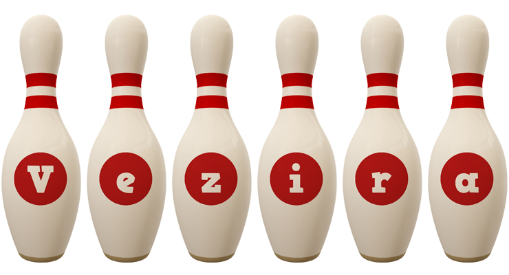 Vezira bowling-pin logo