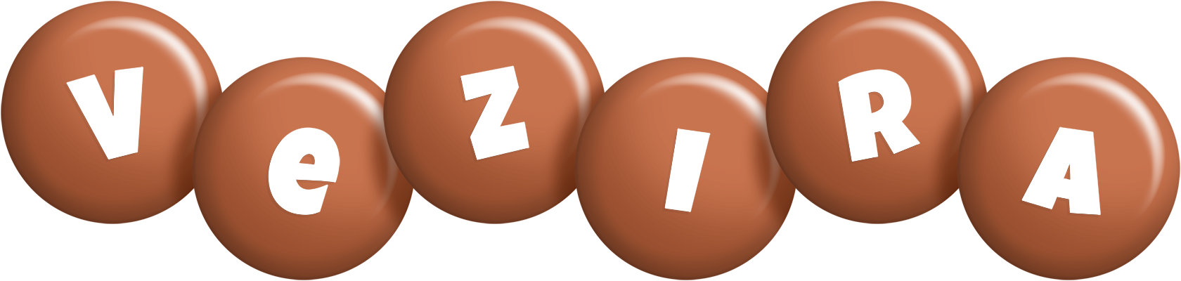 Vezira candy-brown logo