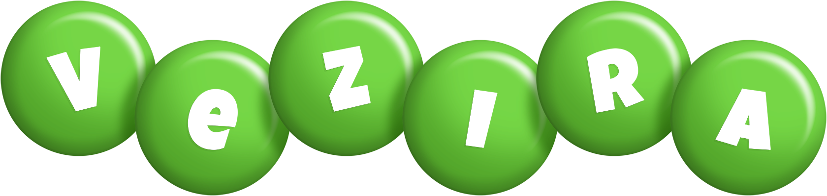 Vezira candy-green logo