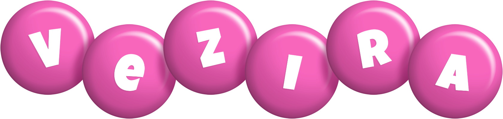 Vezira candy-pink logo