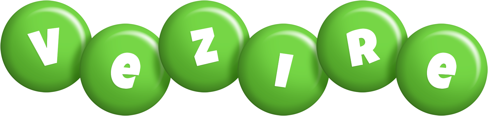 Vezire candy-green logo