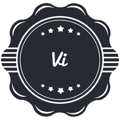 Vi badge logo