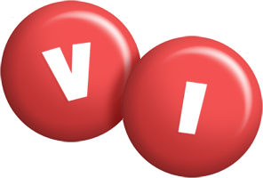 Vi candy-red logo