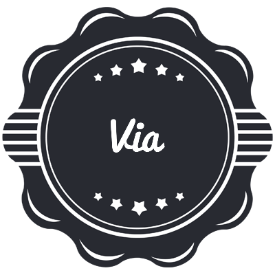 Via badge logo