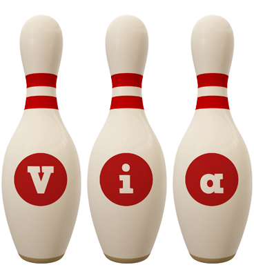 Via bowling-pin logo