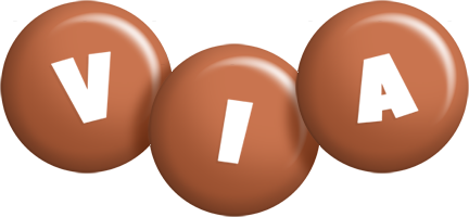 Via candy-brown logo