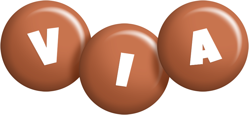 Via candy-brown logo