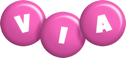 Via candy-pink logo