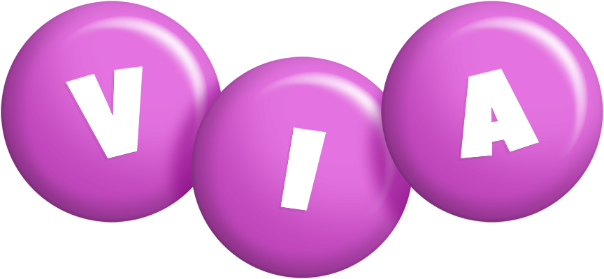 Via candy-purple logo