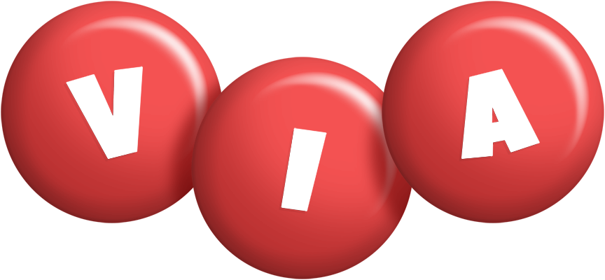 Via candy-red logo
