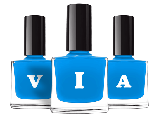 Via glossy logo