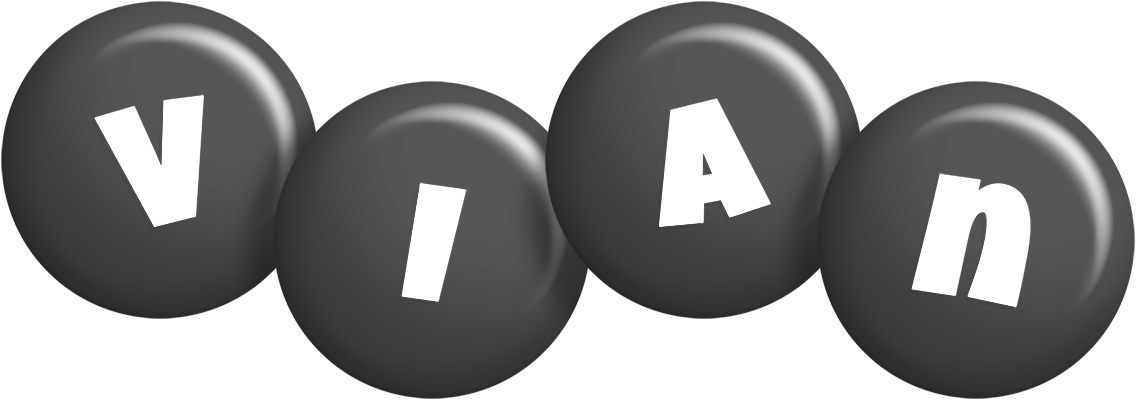 Vian candy-black logo