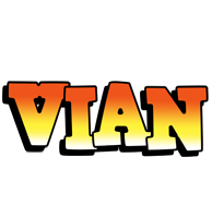 Vian sunset logo