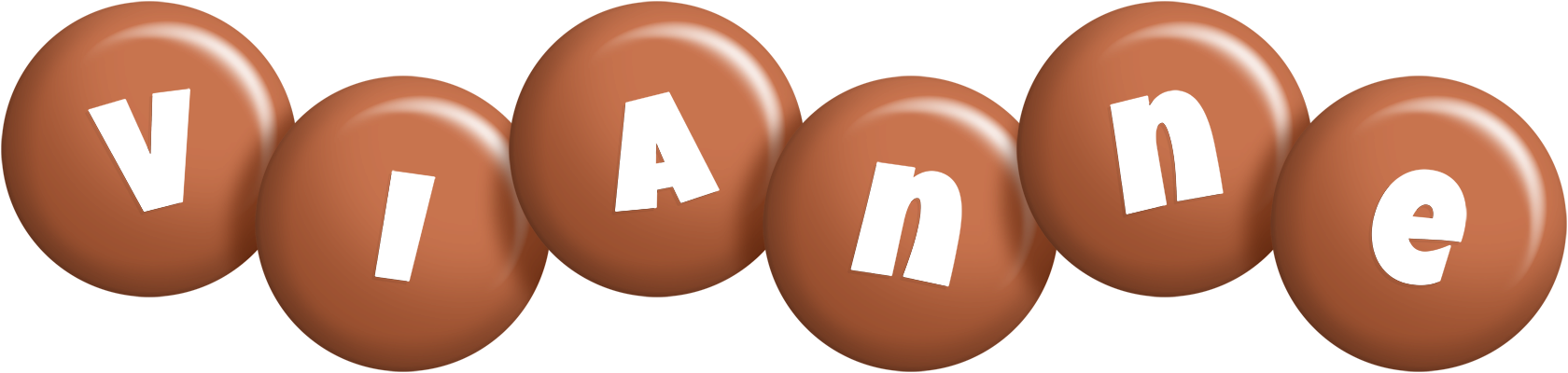 Vianne candy-brown logo