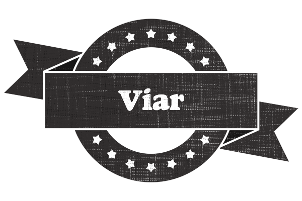 Viar grunge logo