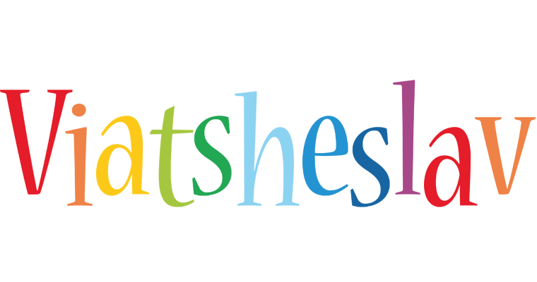 Viatsheslav birthday logo